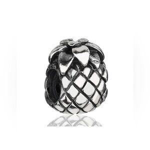 Pandora retired, silver, pineapple charm